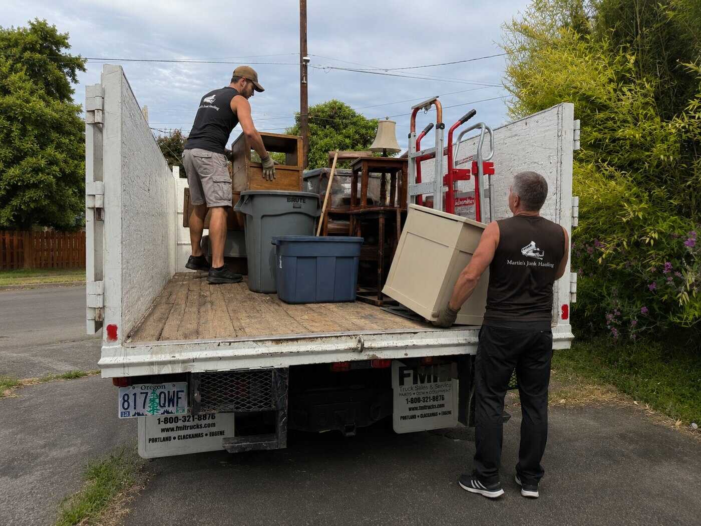 Martin's Junk Hauling & Recycling junk removal crew in Portland, OR